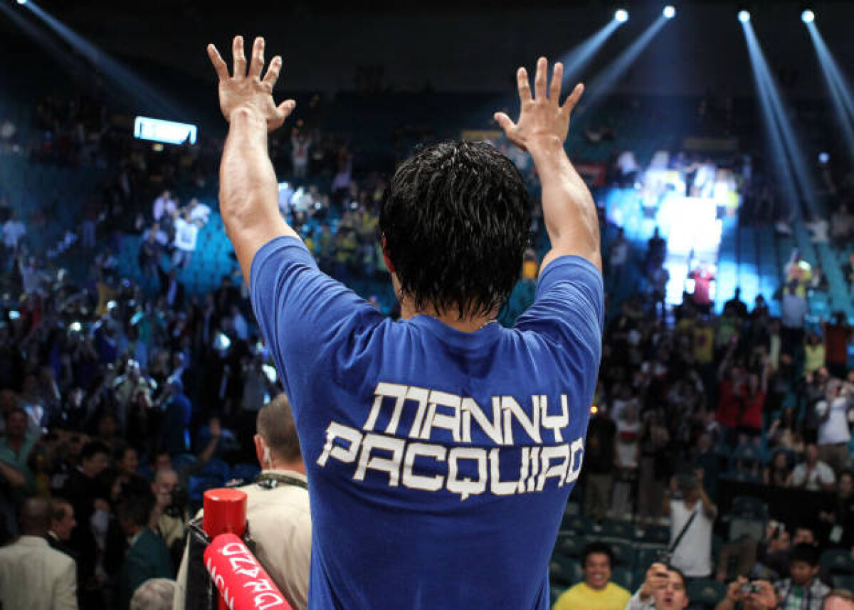 Pacquiao a defilat şi cu Mosley, dar fanii sînt nemulţumiţi şi vor "Meciul meciurilor" cu Mayweather