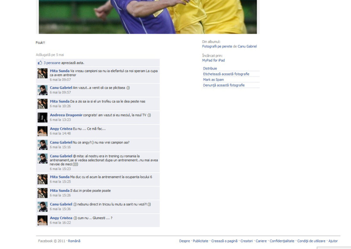 Delir pe Facebook » Cînu rîde de Oli şi înjură Oţelul!