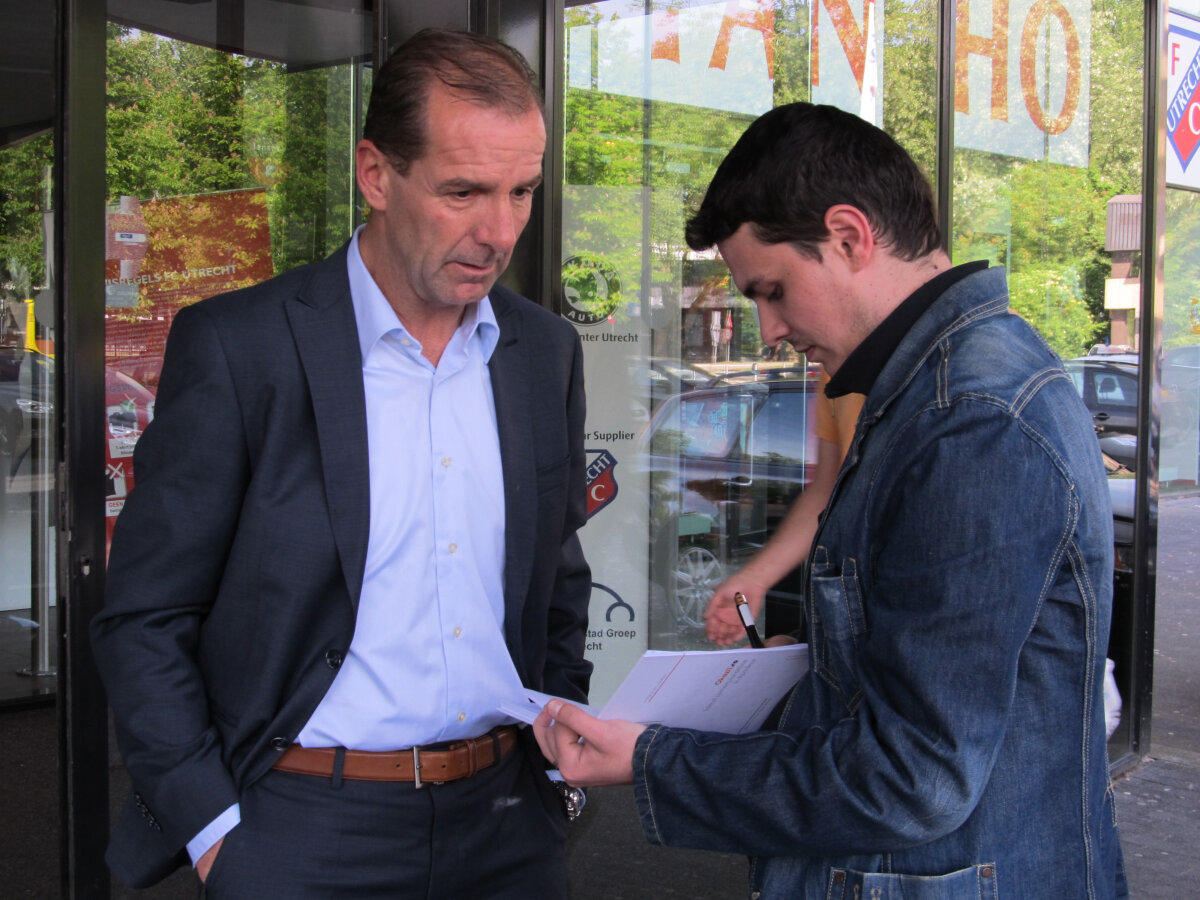 Jan Willem van Dop, preşedintele lui Utrecht: "Operaţia lui Neşu acum începe"