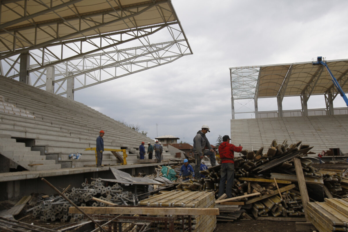 Gazeta a vizitat şantierul stadionului din Ploieşti » Aici vrem să batem Belarus