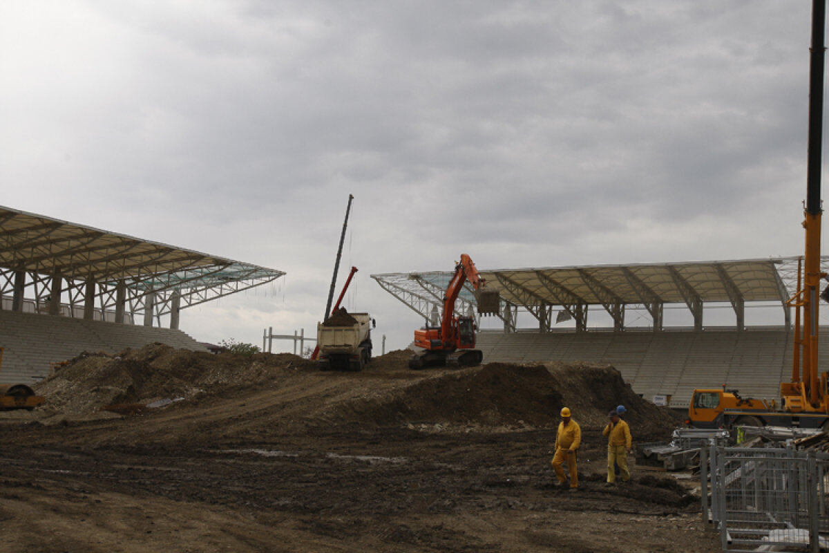 Gazeta a vizitat şantierul stadionului din Ploieşti » Aici vrem să batem Belarus