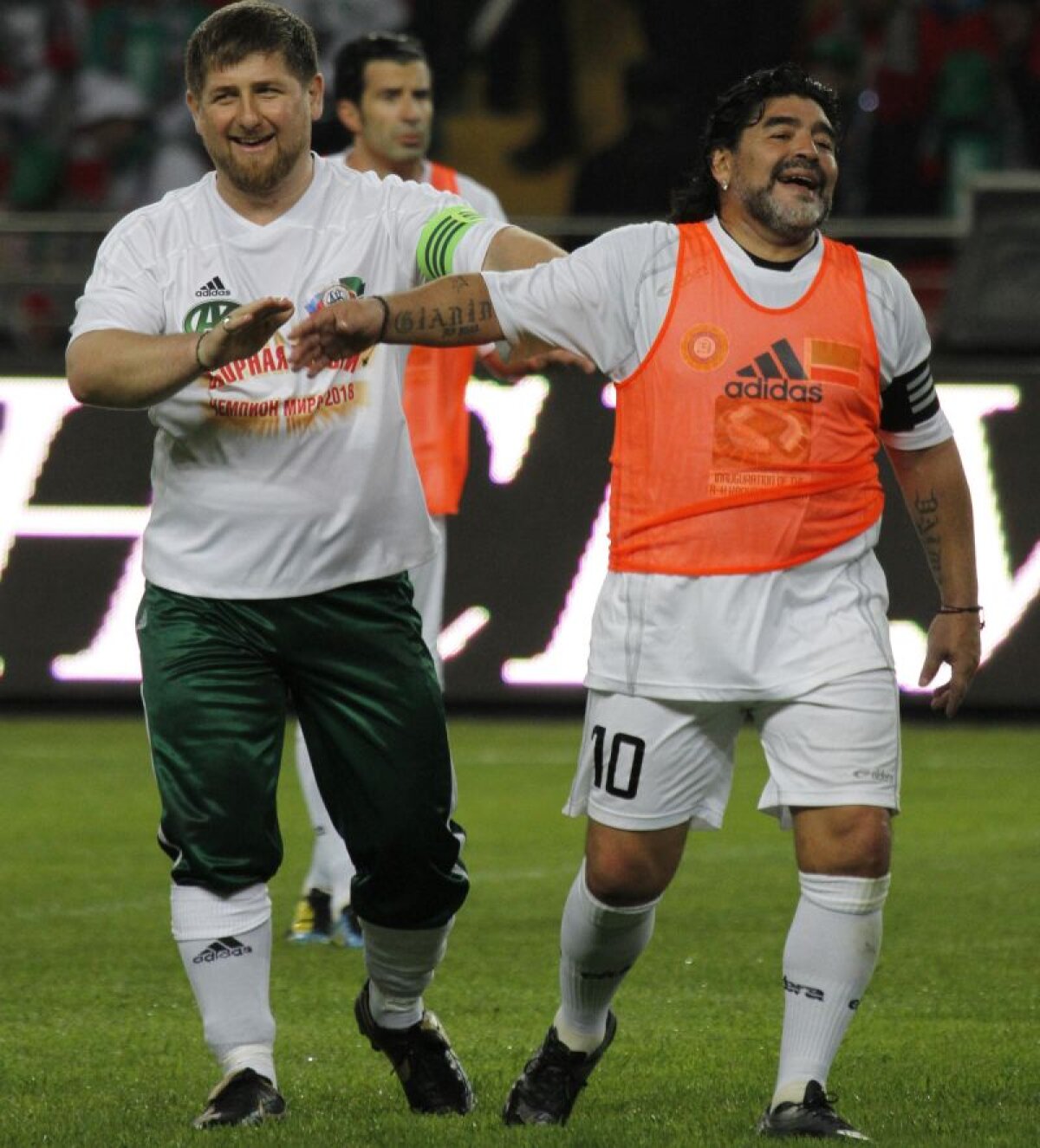 VIDEO şi FOTO / Kadîrov l-a eclipsat pe Maradona într-un meci de un milion de euro organizat la Groznîi