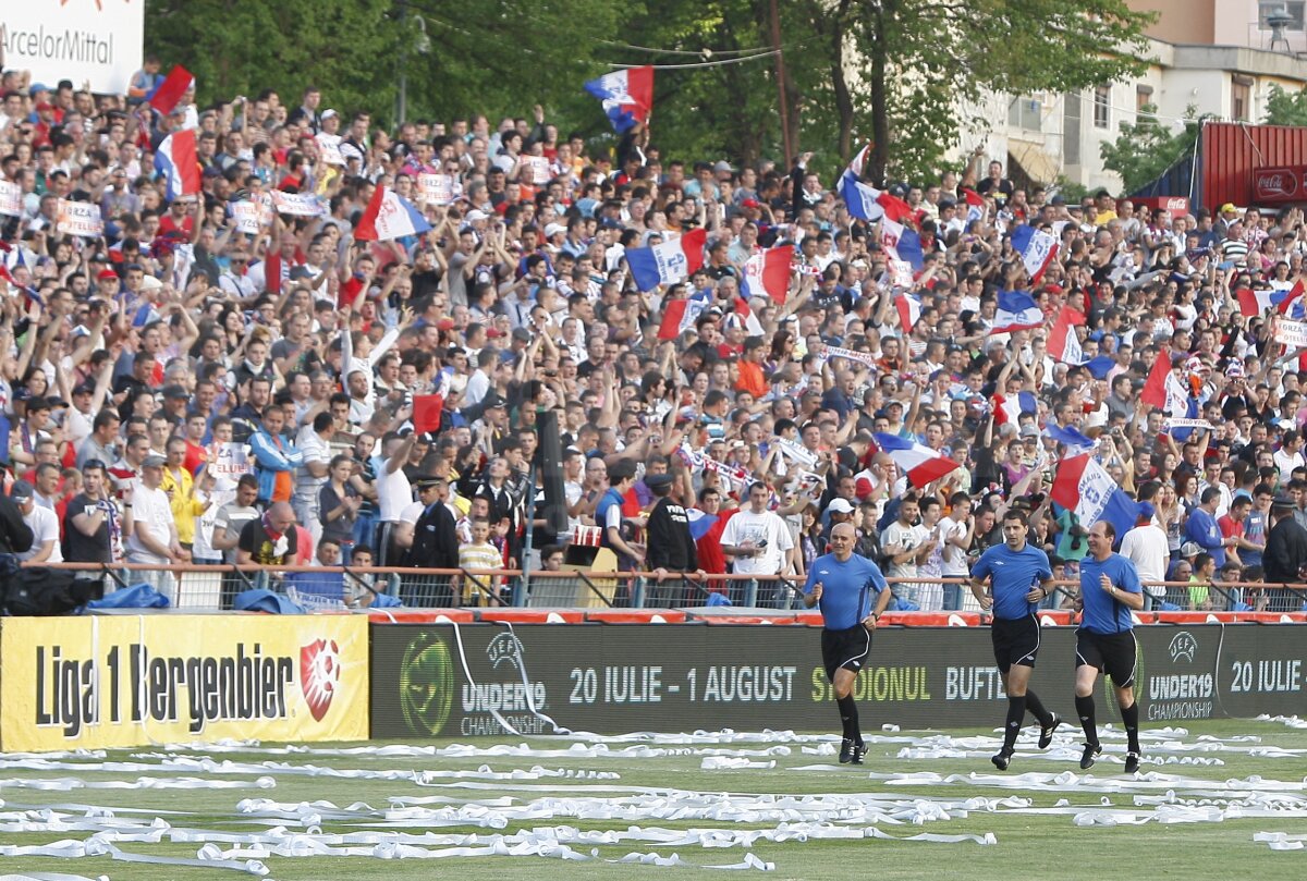 FINALA LIGII 1 » Oţelul - Timişoara 2-1. Doar TAS-ul şi Pandurii le mai pot lua titlul gălăţenilor