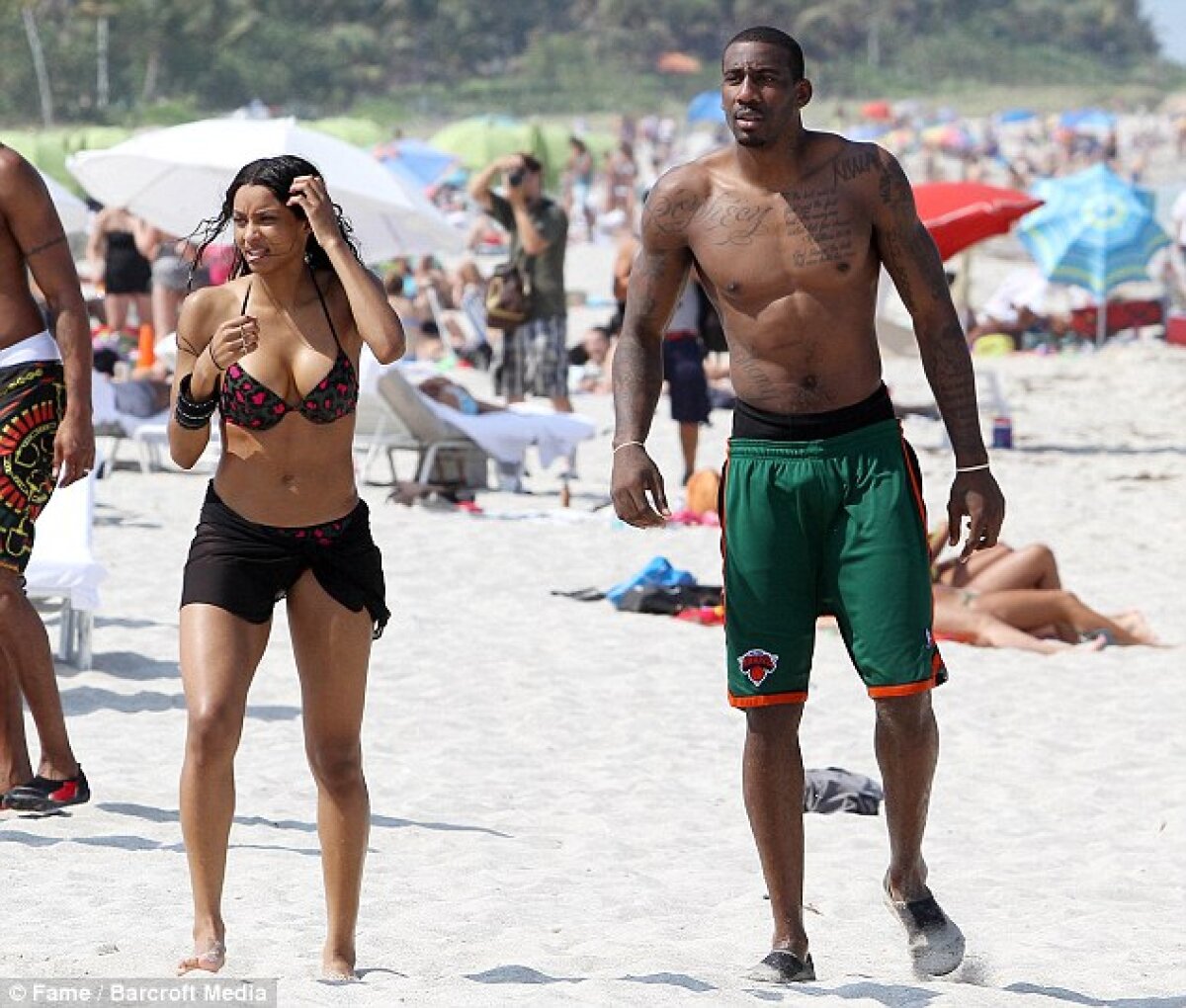 GALERIE FOTO Amar'e Stoudemire şi Ciara au făcut paradă prin Miami