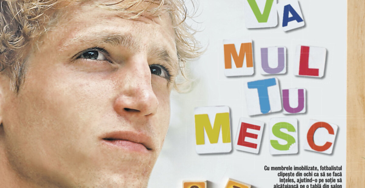 Mihai Neşu nu respiră singur şi îşi comunică gîndurile clipind în faţa unui alfabet mînuit de soţie » Cum se scrie ”durere” cu ochii