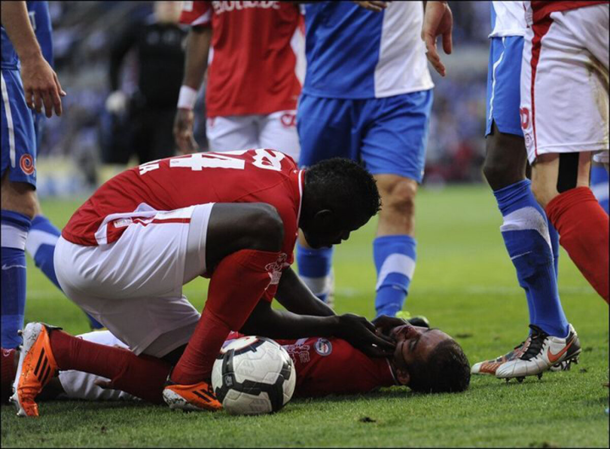 Încă o accidentare teribilă, în Belgia » Cu faţa zdrobită