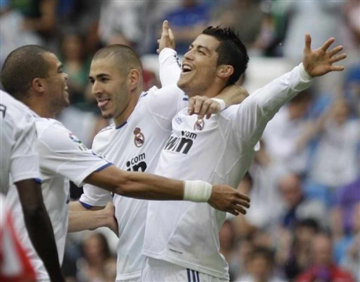 VIDEO şi FOTO / Real Madrid are 102 goluri într-un sezon şi Ronaldo e cel mai bun marcator din istoria Spaniei!