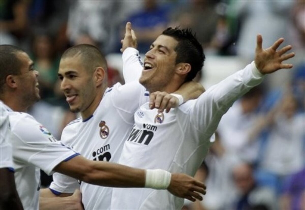 VIDEO şi FOTO / Real Madrid are 102 goluri într-un sezon şi Ronaldo e cel mai bun marcator din istoria Spaniei!