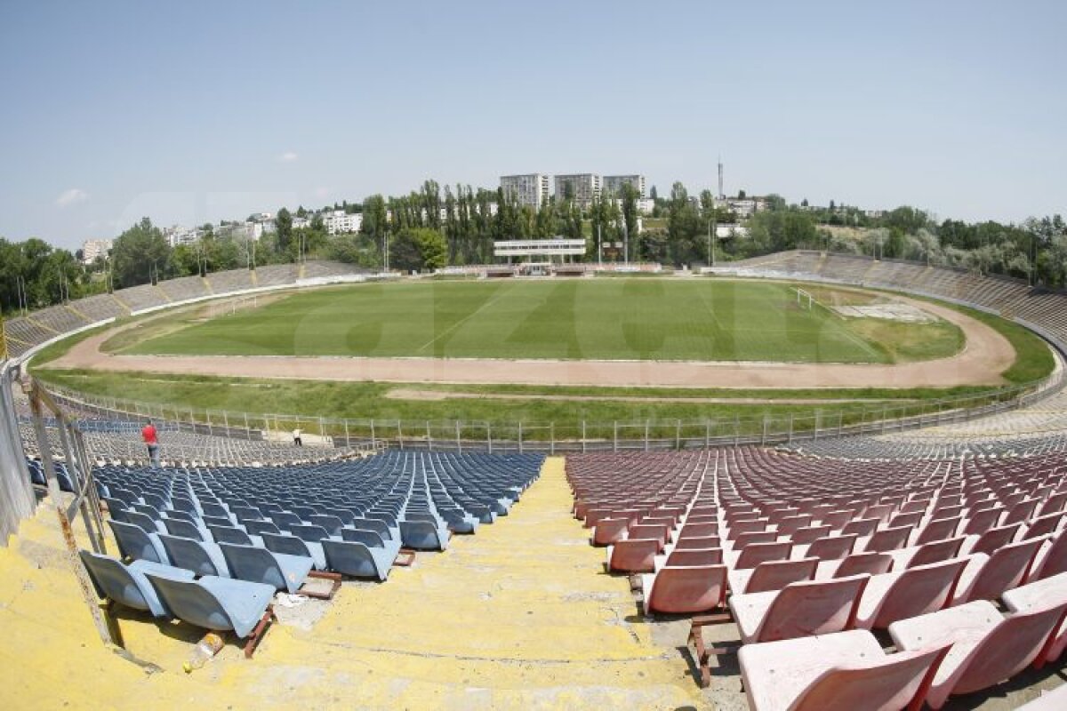 FOTO » Oţelul vrea să joace în Ligă pe arena Dunării Galaţi, dar stadionul e în paragină