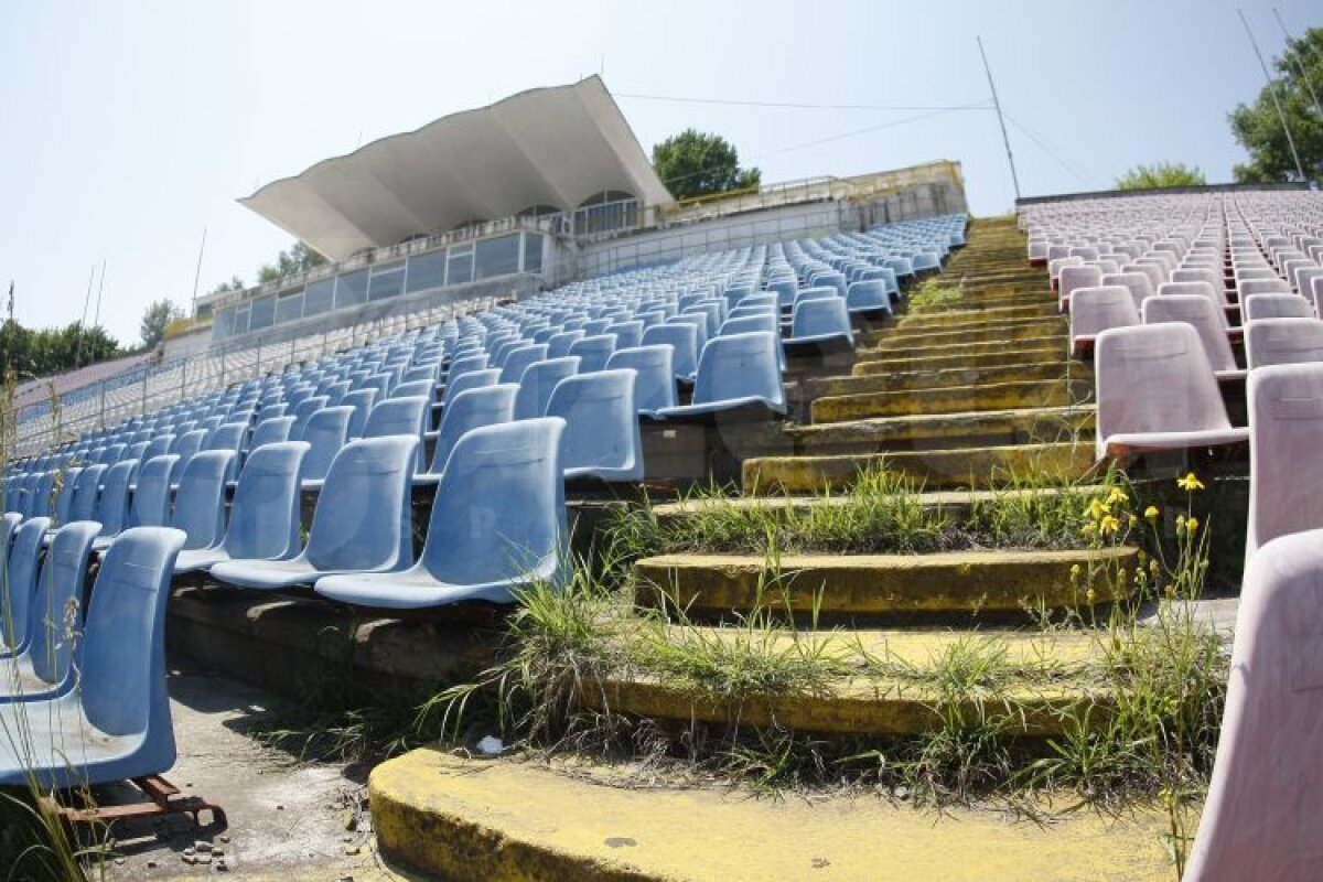 FOTO » Oţelul vrea să joace în Ligă pe arena Dunării Galaţi, dar stadionul e în paragină