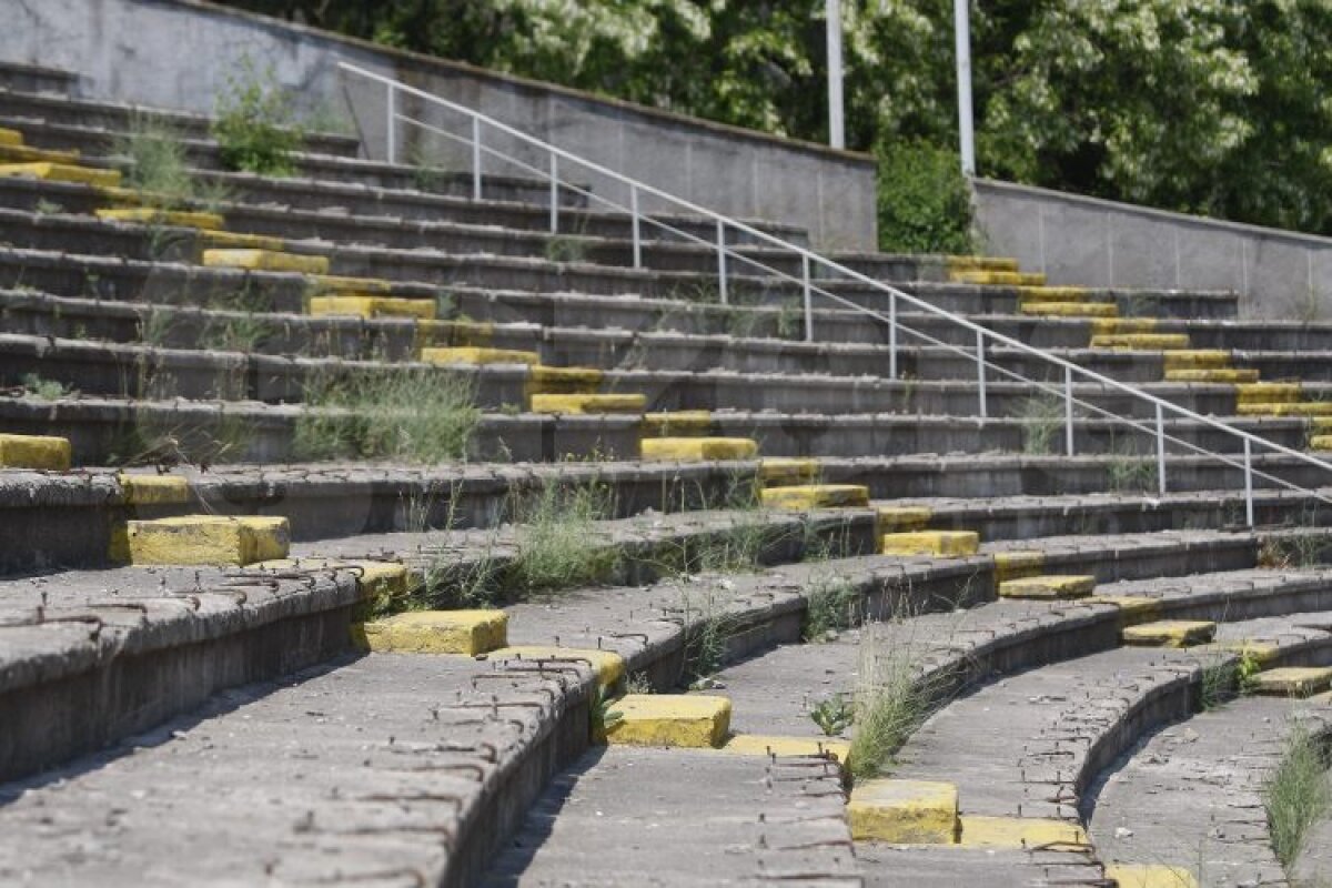 FOTO » Oţelul vrea să joace în Ligă pe arena Dunării Galaţi, dar stadionul e în paragină