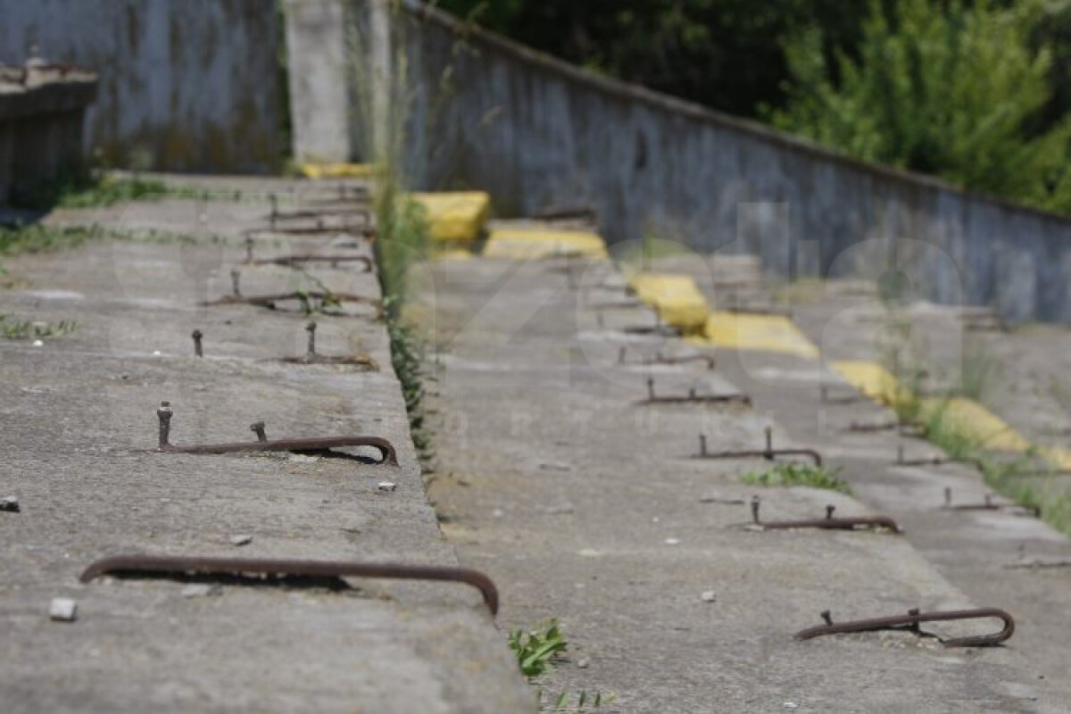 FOTO » Oţelul vrea să joace în Ligă pe arena Dunării Galaţi, dar stadionul e în paragină