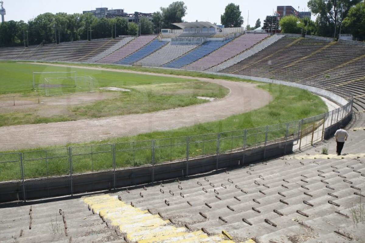 FOTO » Oţelul vrea să joace în Ligă pe arena Dunării Galaţi, dar stadionul e în paragină