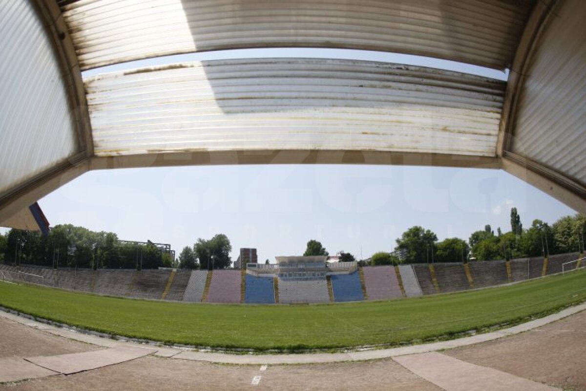 FOTO » Oţelul vrea să joace în Ligă pe arena Dunării Galaţi, dar stadionul e în paragină