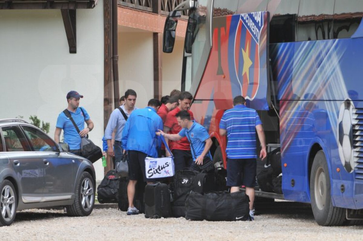 FOTO » Steaua nu vrea stres. Vezi unde s-au ascuns jucătorii lui Olăroiu la Braşov