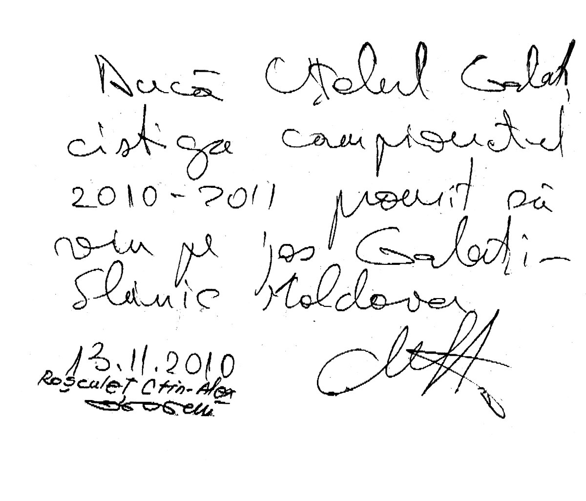 Gazeta a intrat în posesia dovezii în urma căreia Marius Stan e nevoit să meargă pe jos 200 de kilometri