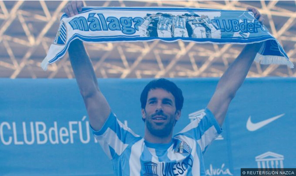 FOTO 20.000 de fani ai lui Malaga au venit la prezentarea lui Van Nistelrooy