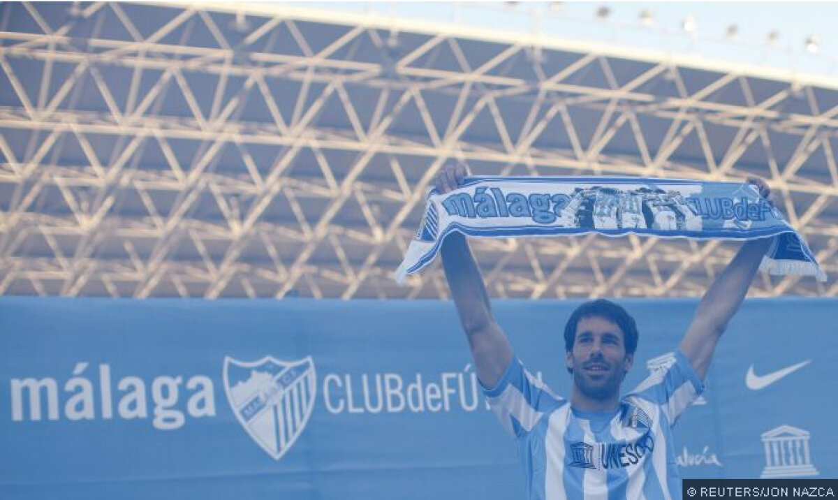 FOTO 20.000 de fani ai lui Malaga au venit la prezentarea lui Van Nistelrooy