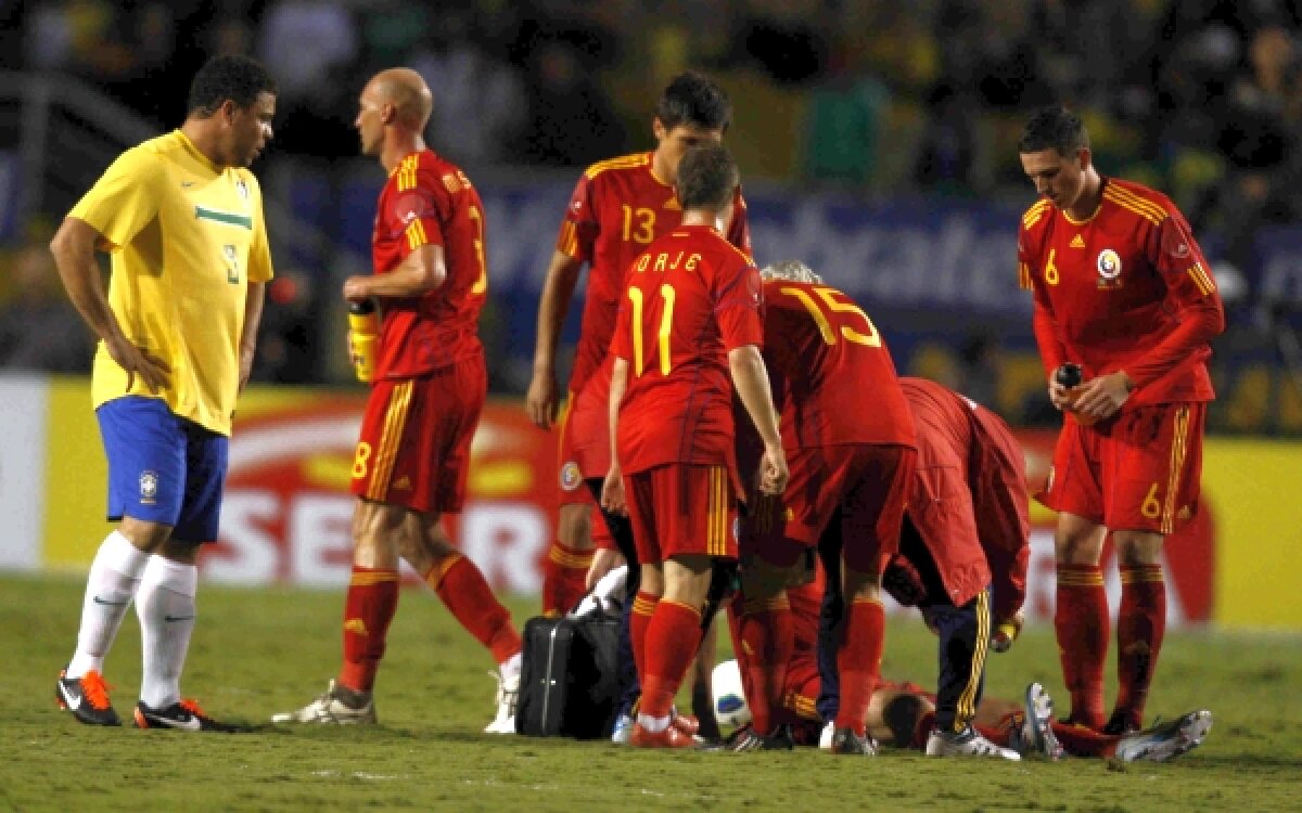 CRONICĂ Alexe şi Alexa nu i-au putut încurca pe Neymar şi Nilmar » România, a treia înfrîngere cu Brazilia