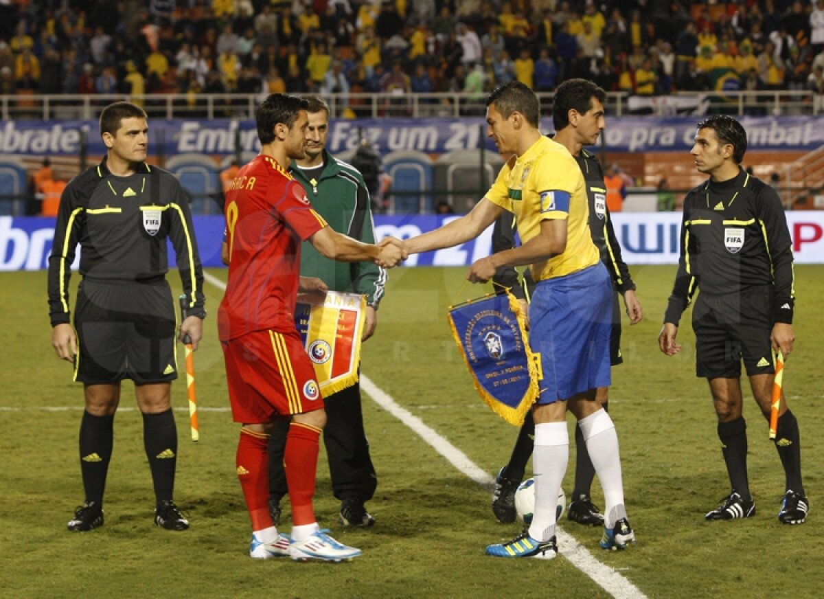 CRONICĂ Alexe şi Alexa nu i-au putut încurca pe Neymar şi Nilmar » România, a treia înfrîngere cu Brazilia