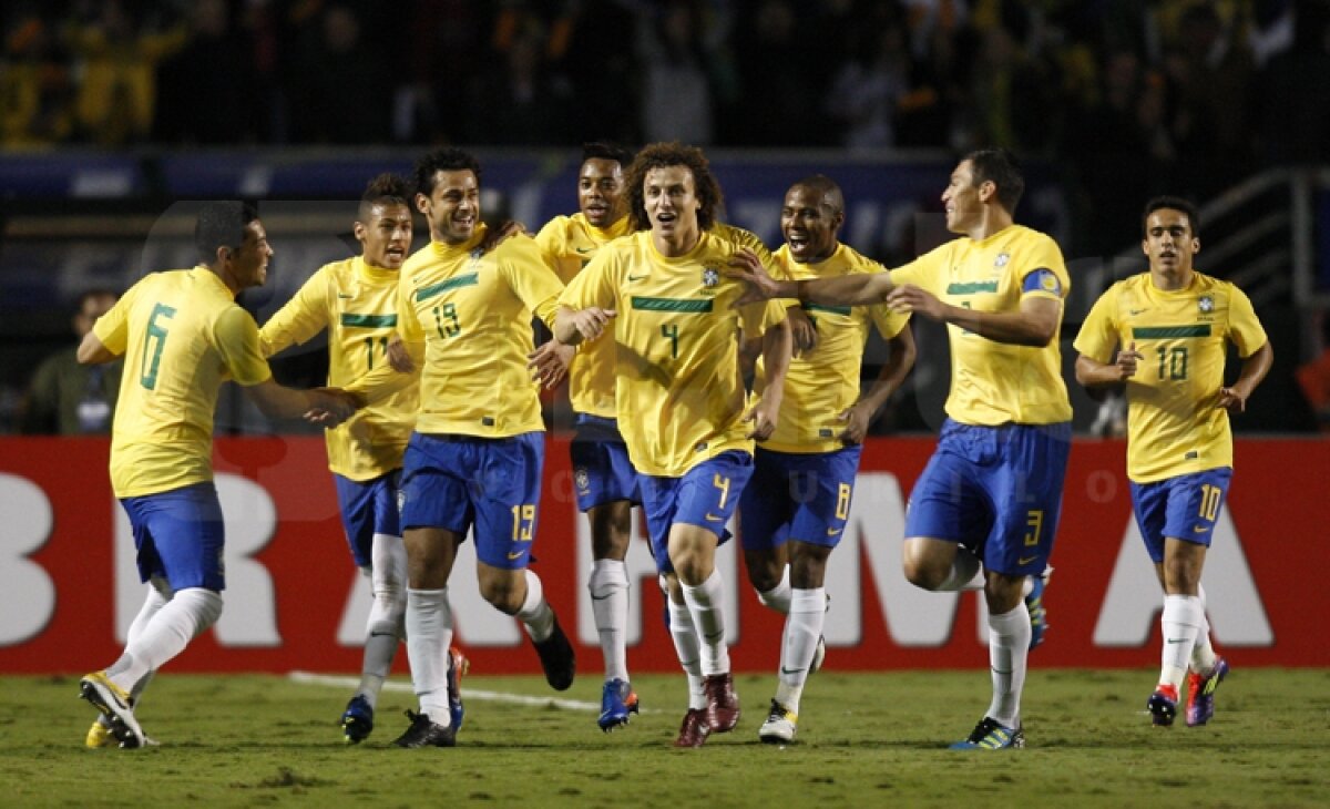 CRONICĂ Alexe şi Alexa nu i-au putut încurca pe Neymar şi Nilmar » România, a treia înfrîngere cu Brazilia