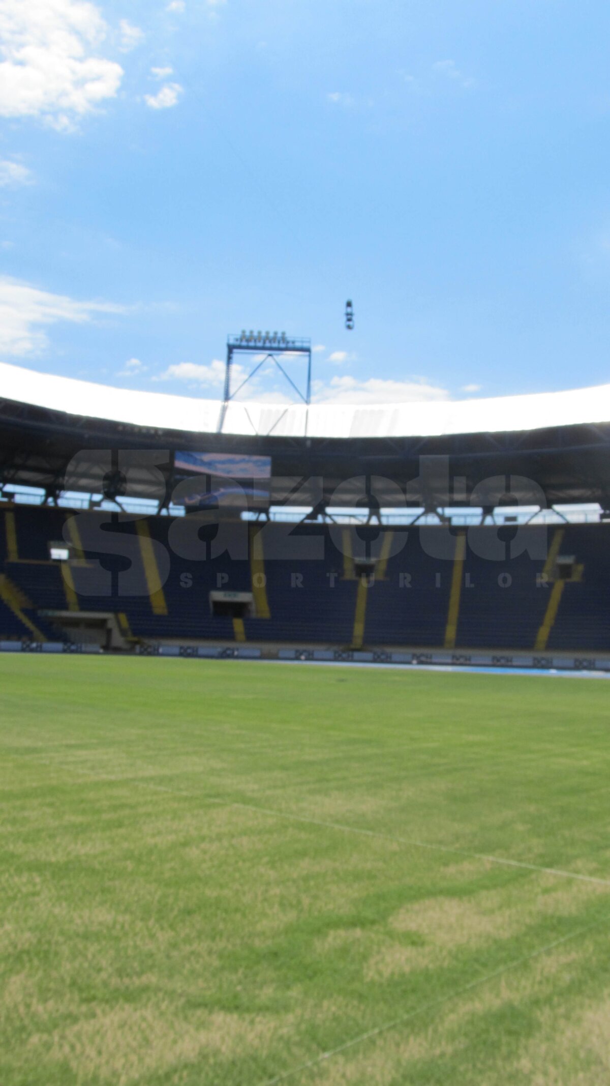 EXCLUSIV După Lvov şi Doneţk, Maria Andrieş a fost la Harkov » "Tractorul" cu Spidercam