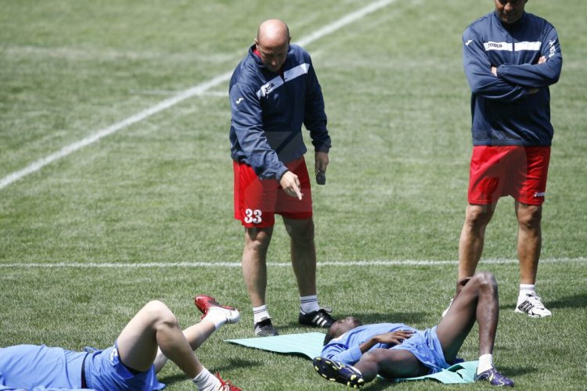 FOTO Costa, la primul antrenament. Clujenii învaţă lecţia umilinţei: ”Să vorbim mai puţin şi să jucăm fotbal!”