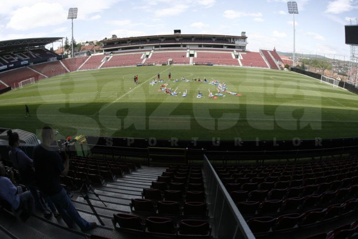 FOTO Costa, la primul antrenament. Clujenii învaţă lecţia umilinţei: ”Să vorbim mai puţin şi să jucăm fotbal!”