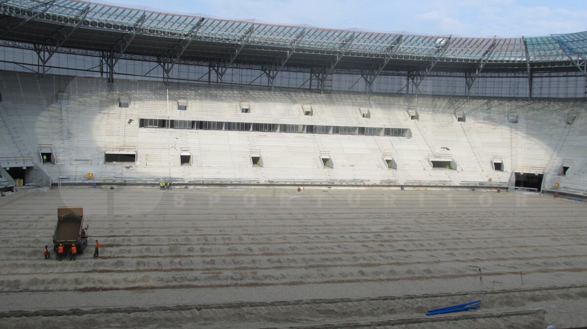 Geamănul "Naţionalului" » Aceeaşi firmă care ridică National Arena lucrează şi pe şantierele poloneze