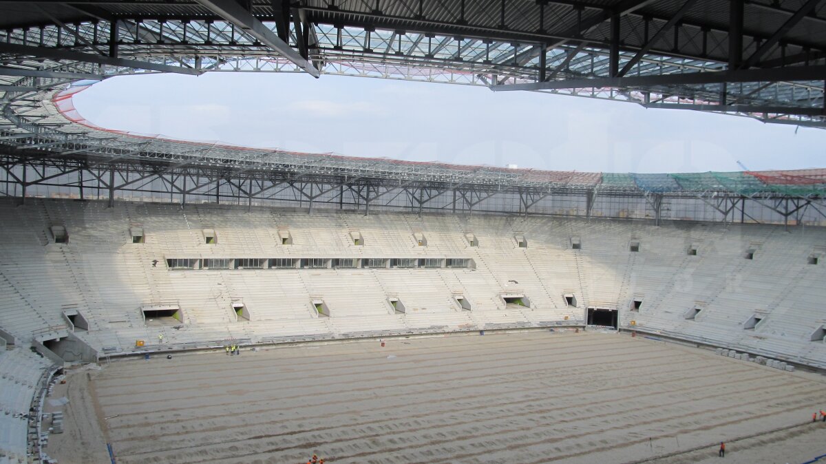 Geamănul "Naţionalului" » Aceeaşi firmă care ridică National Arena lucrează şi pe şantierele poloneze