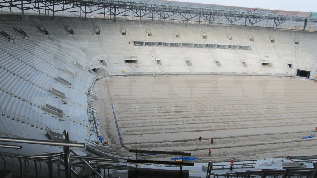 Geamănul "Naţionalului" » Aceeaşi firmă care ridică National Arena lucrează şi pe şantierele poloneze