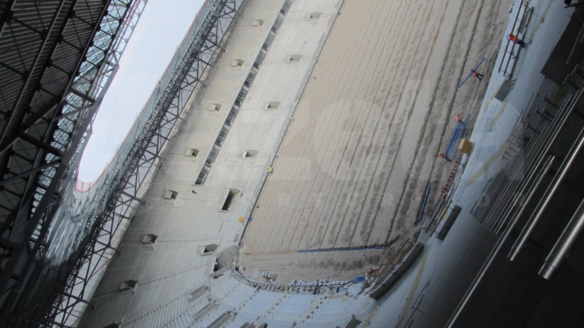 Geamănul "Naţionalului" » Aceeaşi firmă care ridică National Arena lucrează şi pe şantierele poloneze