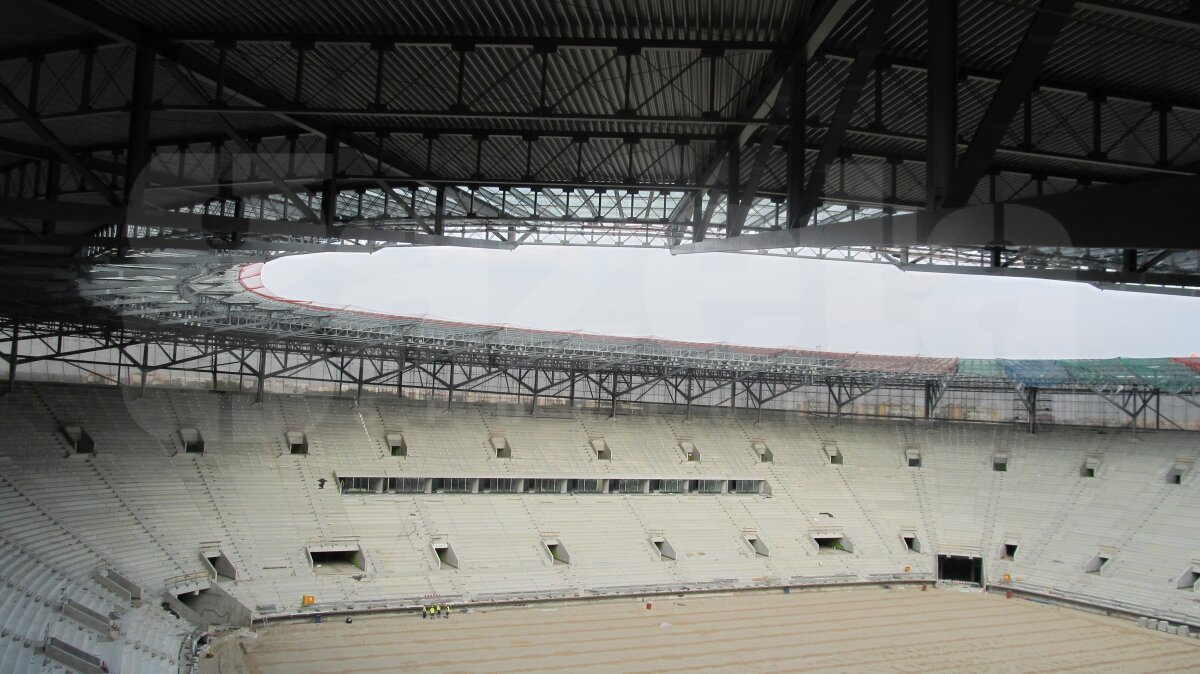 Geamănul "Naţionalului" » Aceeaşi firmă care ridică National Arena lucrează şi pe şantierele poloneze