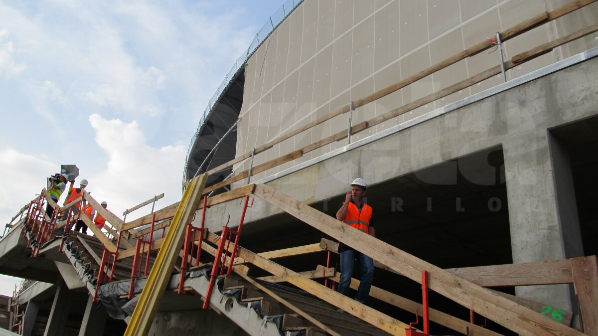 Geamănul "Naţionalului" » Aceeaşi firmă care ridică National Arena lucrează şi pe şantierele poloneze