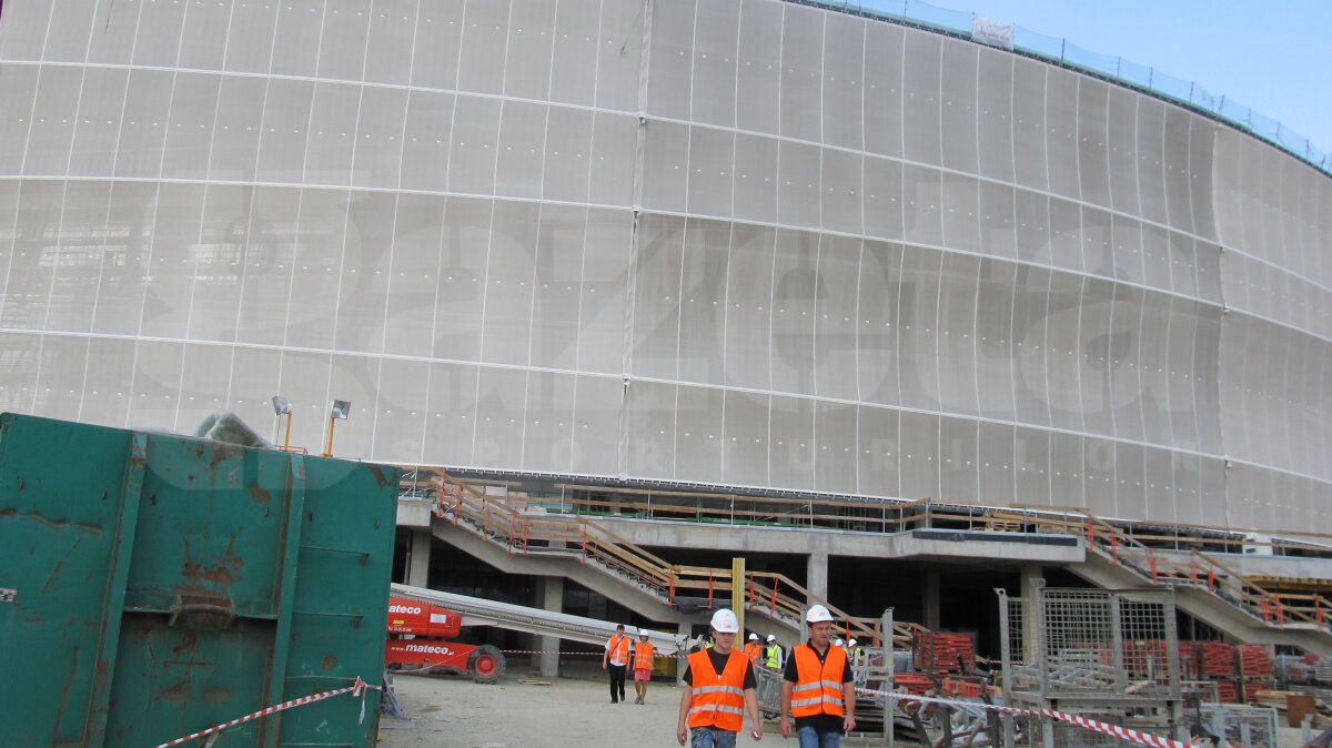 Geamănul "Naţionalului" » Aceeaşi firmă care ridică National Arena lucrează şi pe şantierele poloneze