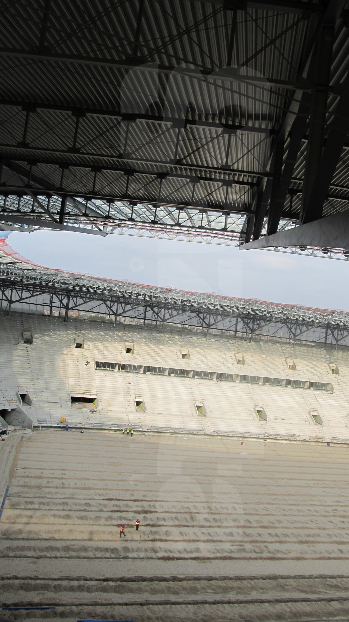 Geamănul "Naţionalului" » Aceeaşi firmă care ridică National Arena lucrează şi pe şantierele poloneze