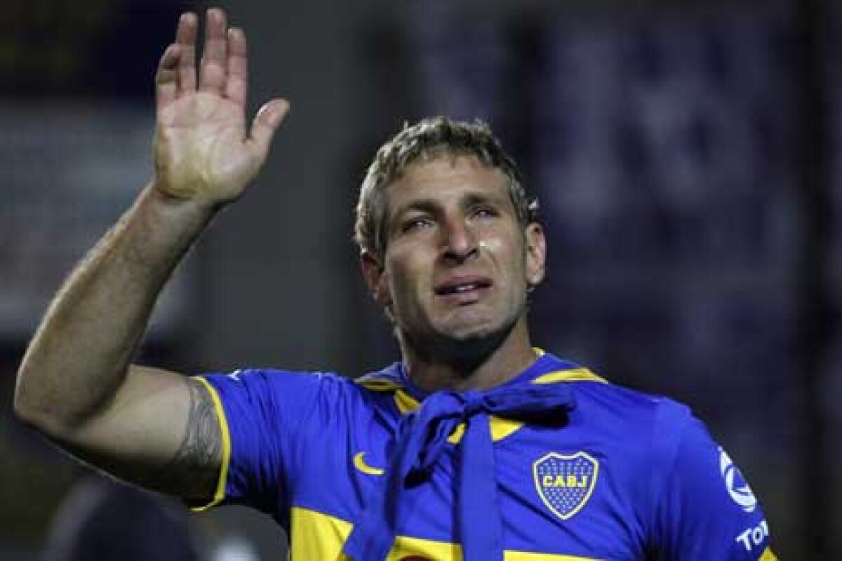 FOTO Martin Palermo, cu ochii în lacrimi la despărţirea de fanii echipei Boca Juniors :(