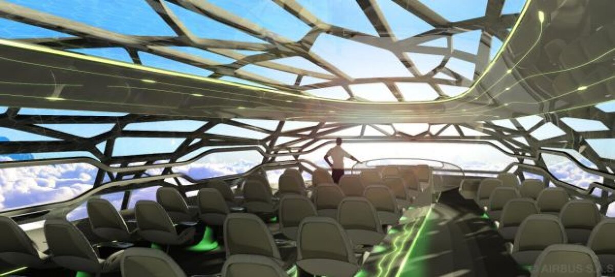 GALERIE FOTO Airbus a inventat avionul transparent
