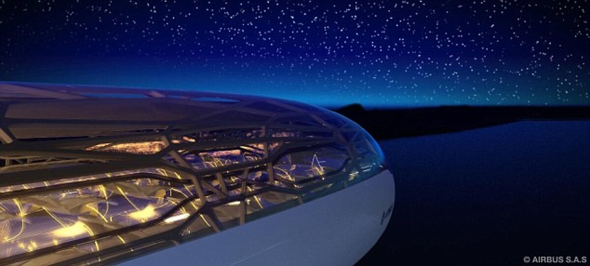 GALERIE FOTO Airbus a inventat avionul transparent