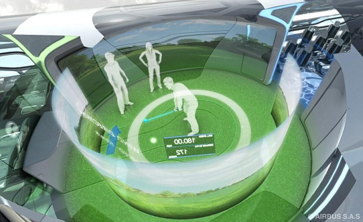 GALERIE FOTO Airbus a inventat avionul transparent