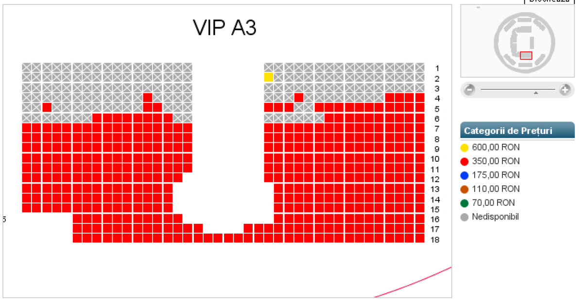 Obreja: "Biletele ieftine, de 70 de lei, nu se vînd"