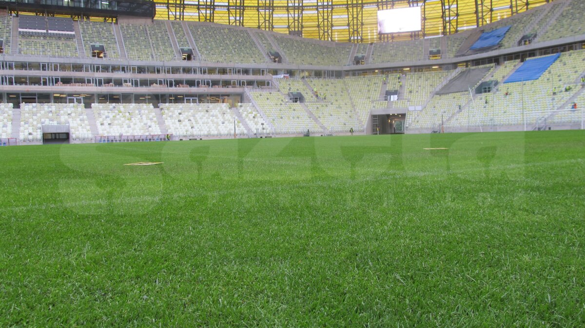 FOTO GSP vă prezintă al patrulea stadion polonez Elite pentru Euro 2012 » Bolul de chihlimbar
