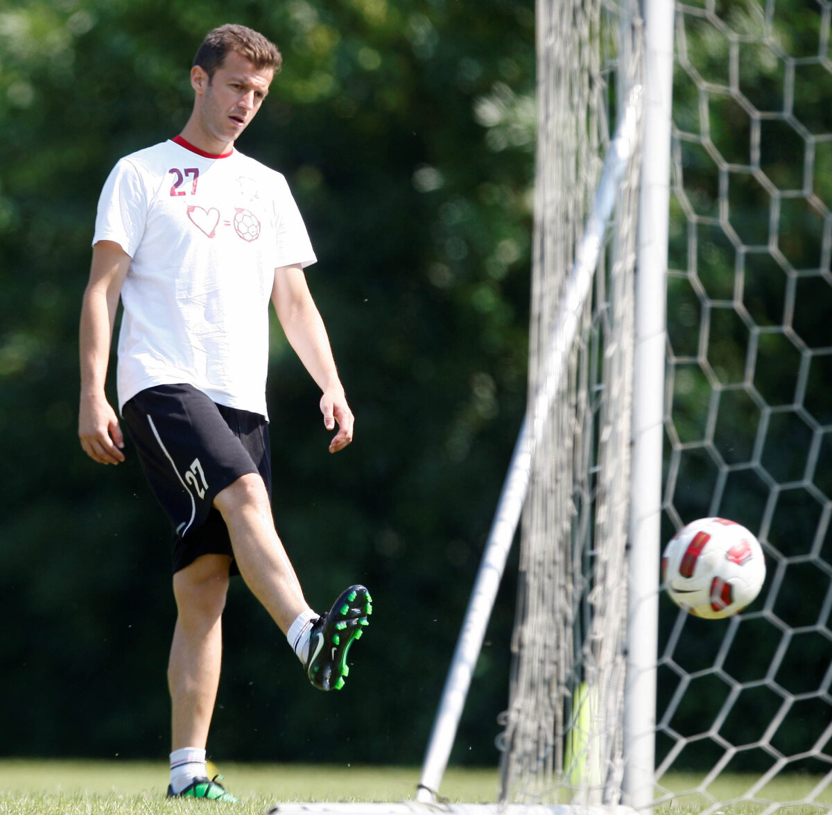 FOTO Burcă şi Creţu au făcut astăzi primul antrenament cu Rapid