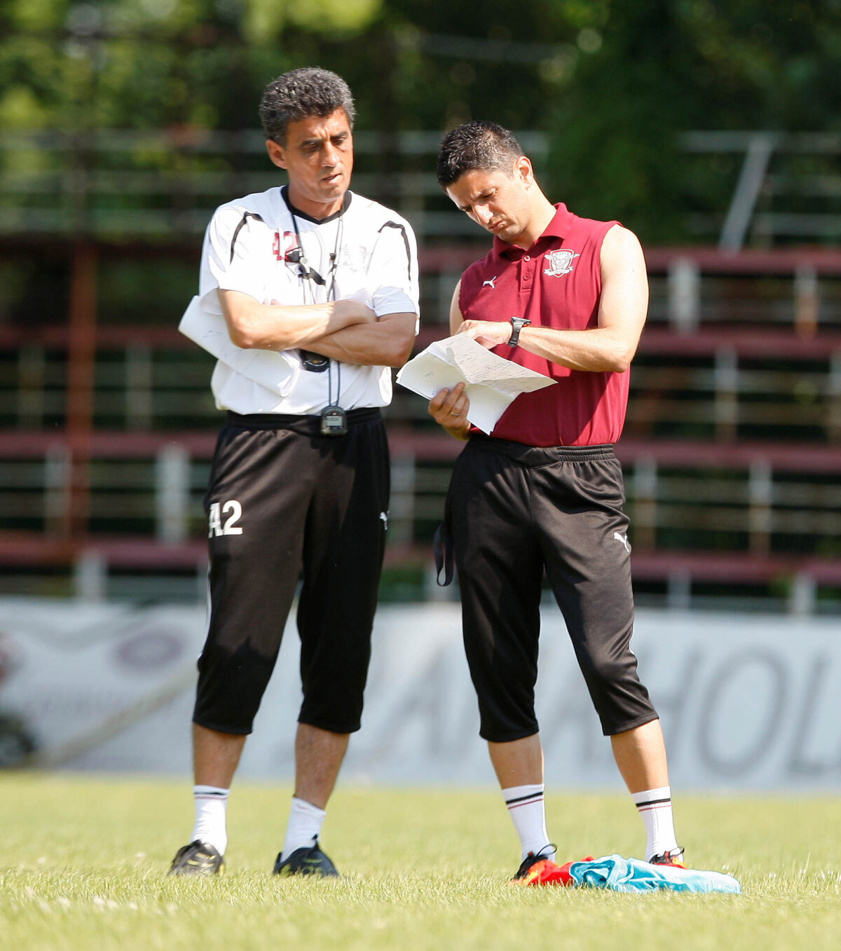 FOTO Burcă şi Creţu au făcut astăzi primul antrenament cu Rapid