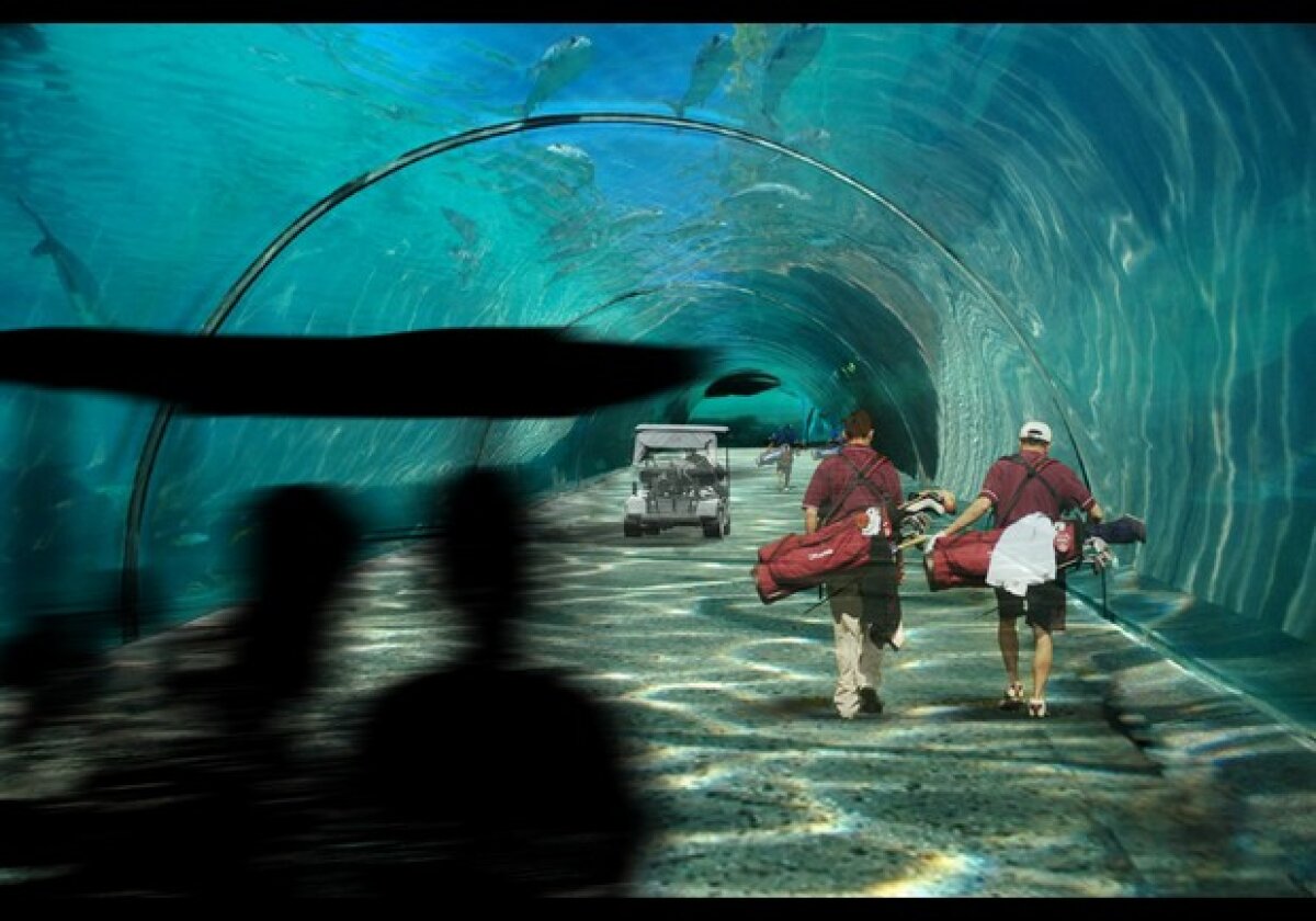 GALERIE FOTO S.F.! Aşa va arăta cel mai scump teren de golf din lume