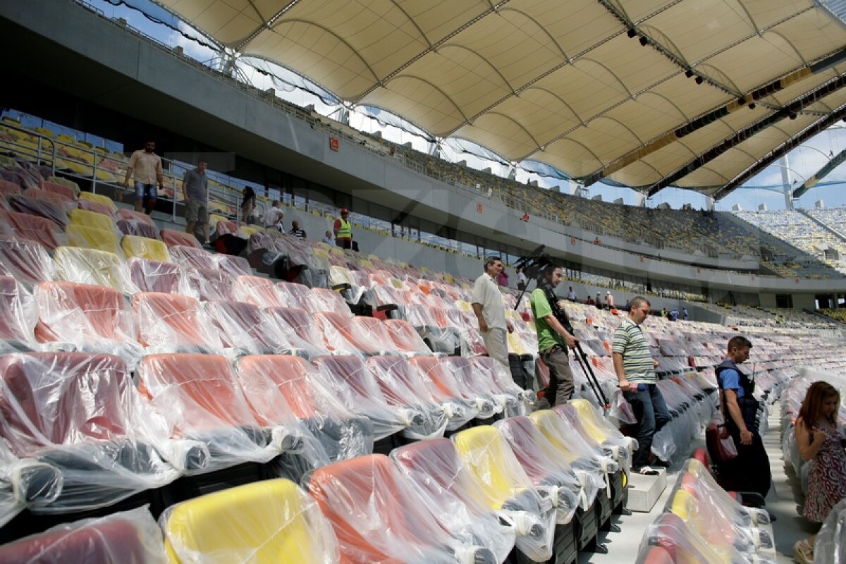 PREMIERĂ Luni e acoperit tot stadionul National Arena! Intră AICI pentru un tur virtual spectaculos