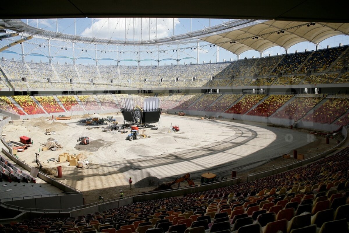 PREMIERĂ Luni e acoperit tot stadionul National Arena! Intră AICI pentru un tur virtual spectaculos