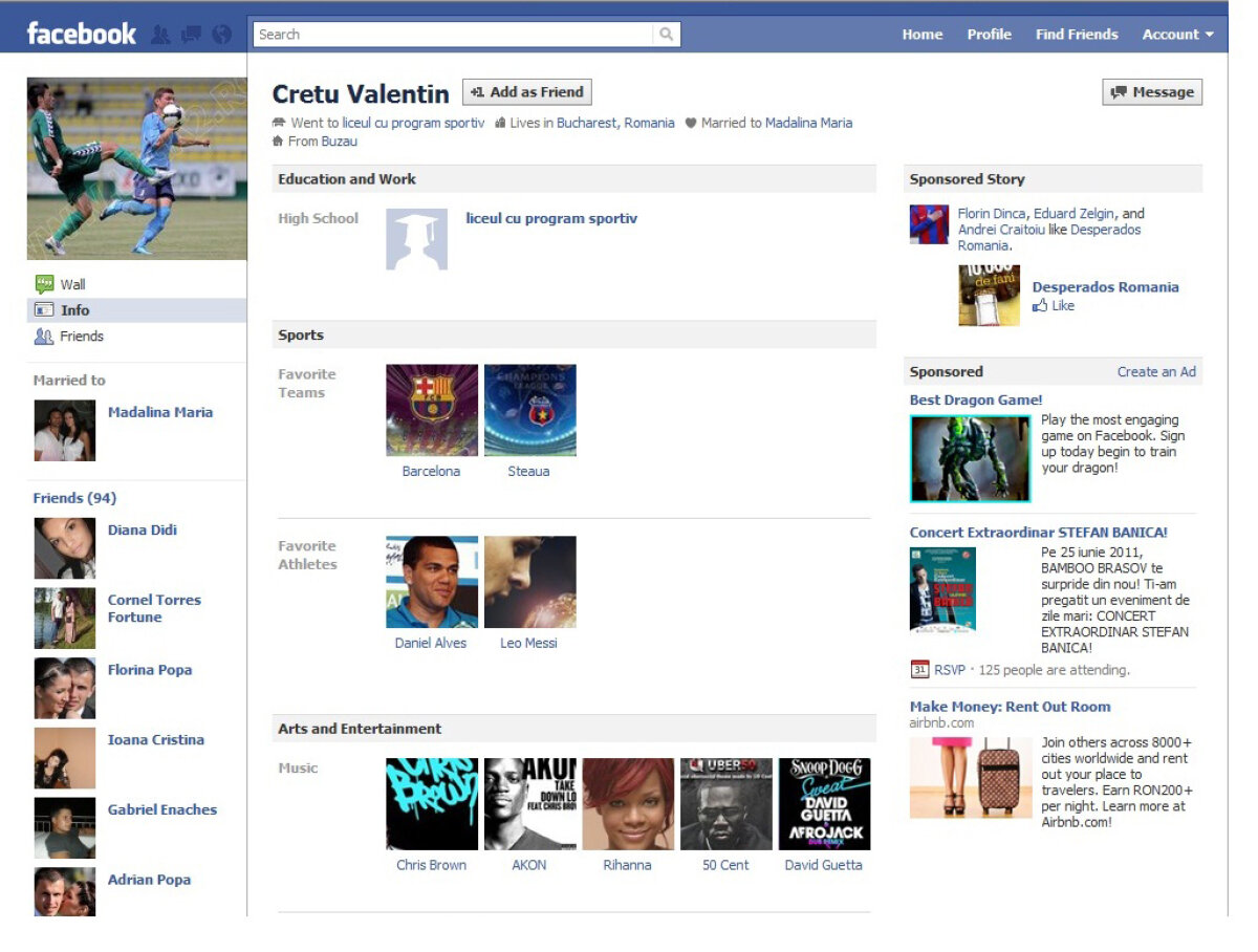 Gazeta vi-l prezintă pe Valentin Creţu » Echipa preferată: Steaua! :O