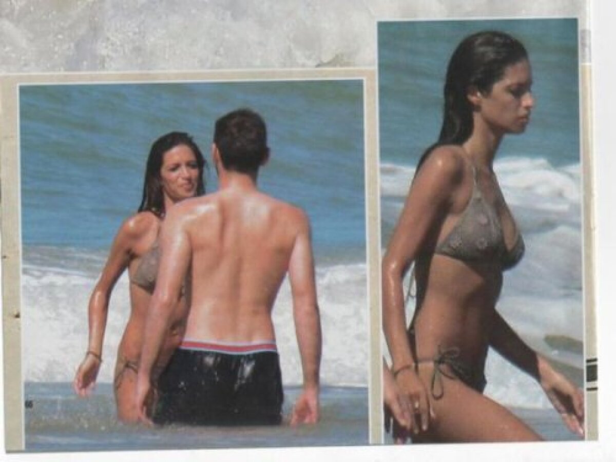 GALERIE FOTO » Casillas şi Sara Carbonero, momente romantice în valurile Atlanticului