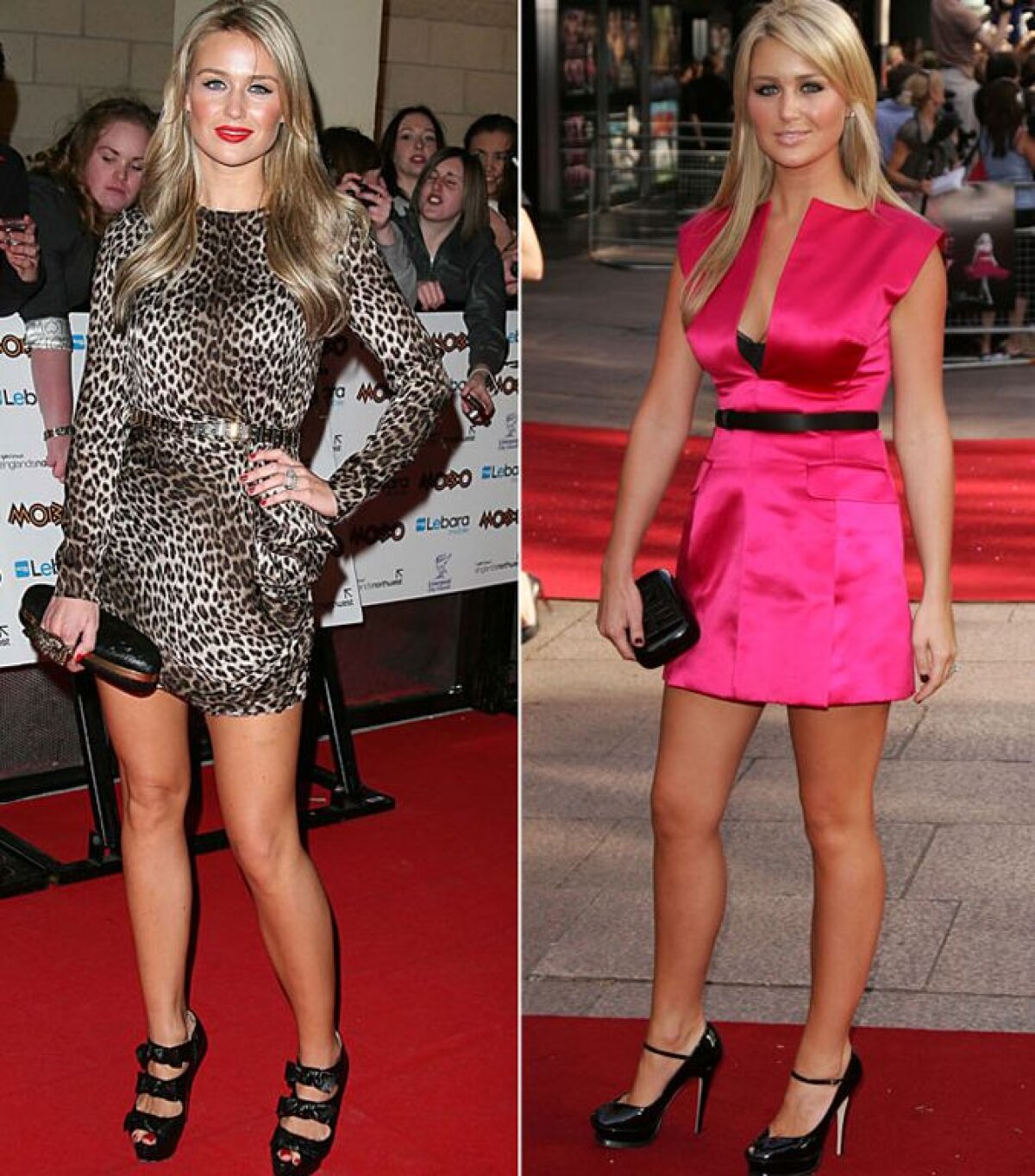 GALERIE FOTO » Războiul iubitelor de fotbalişti în Anglia! Care e cea mai sexy?